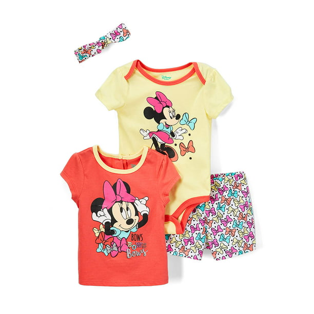 2pcs New Baby Kid Toddler Girl Minnie Mouse Outfit Clothes Set T-shirt Top+Pants